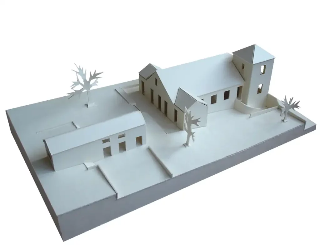 North view of the architecture model