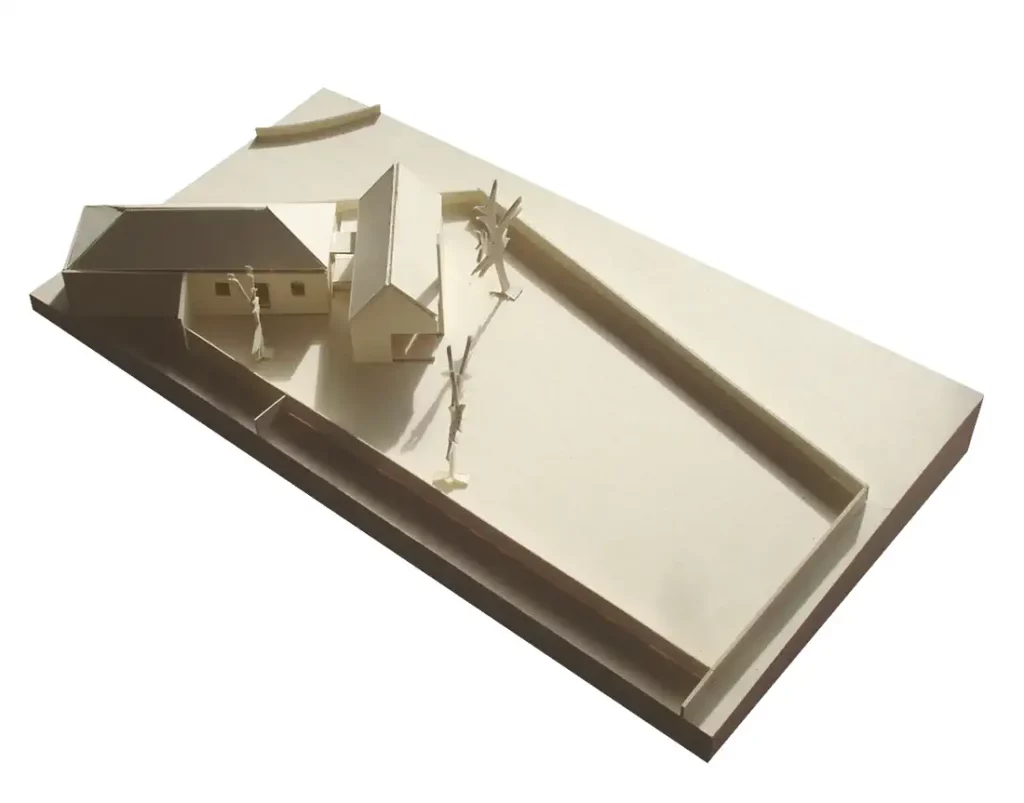North view of the architecture project model