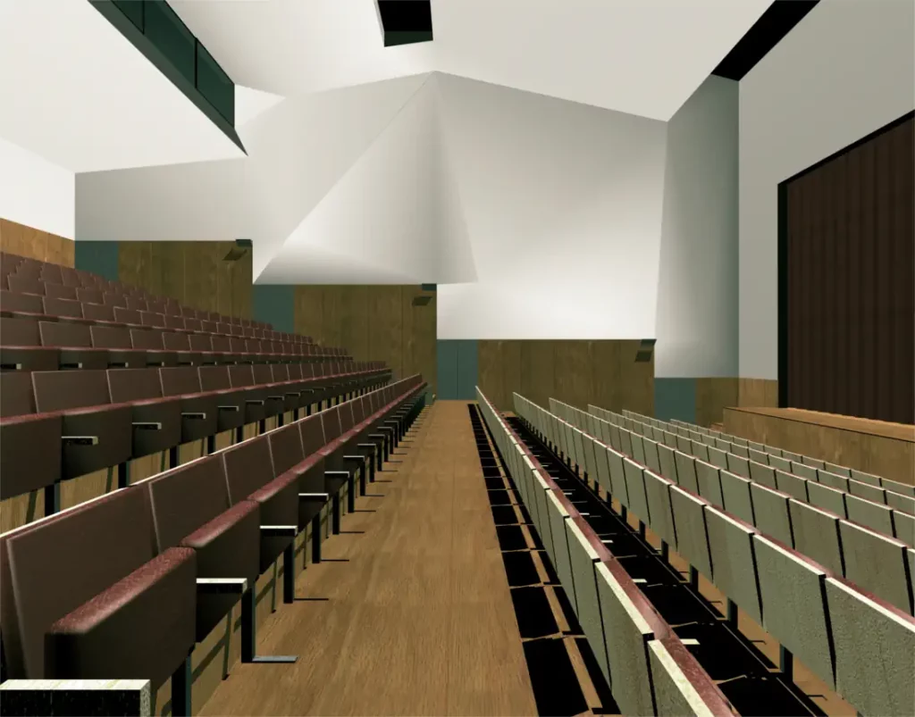 Audience seats of the auditorium