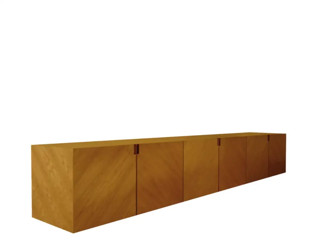 Flexible Cupboard with horizontal layout