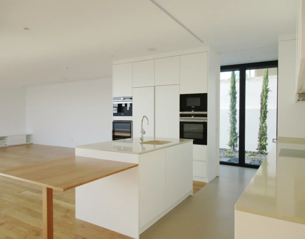 Kitchen with breakfast area