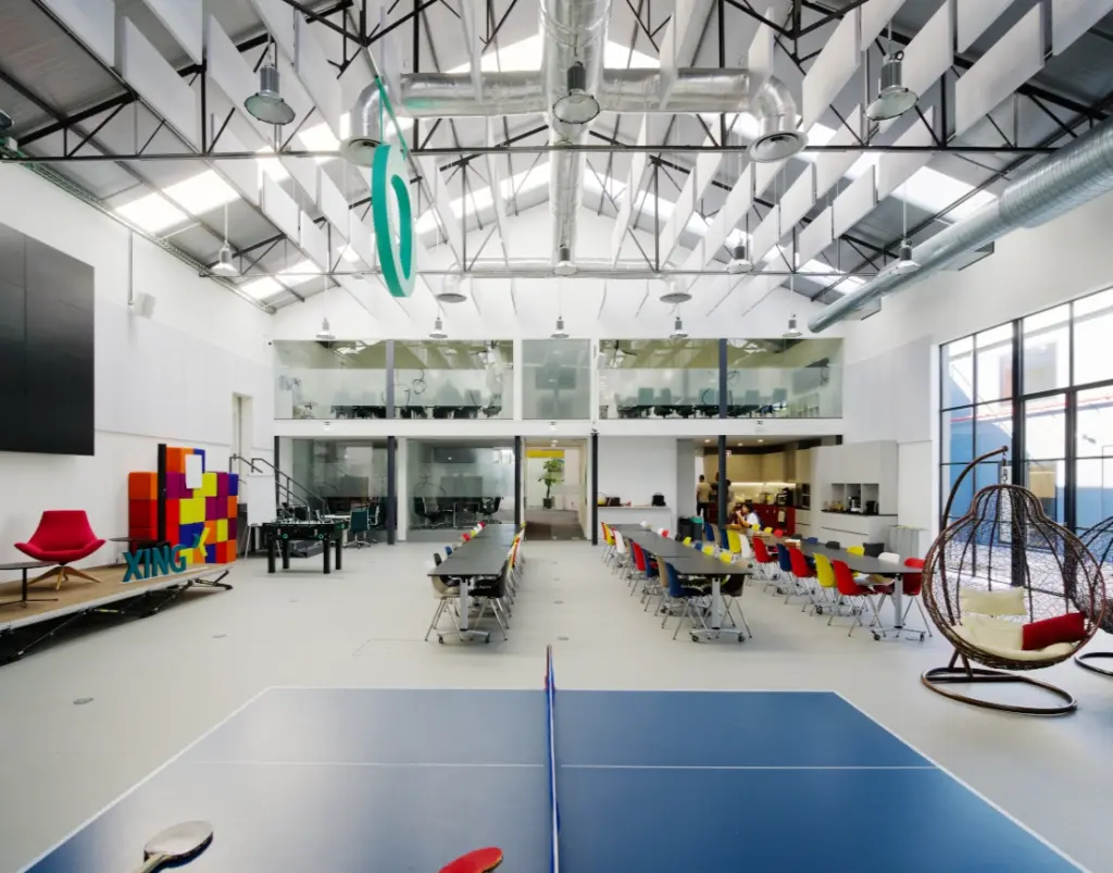 Conference room and meeting rooms at the back
