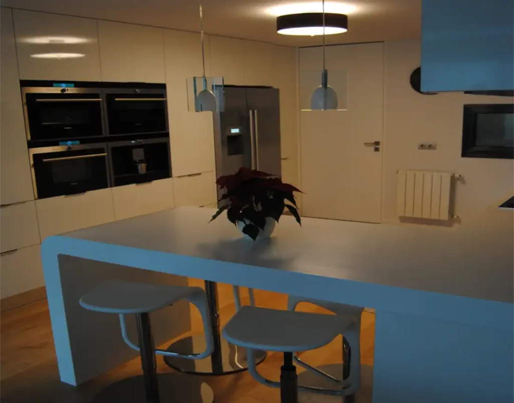 Kitchen of the renovated apartments