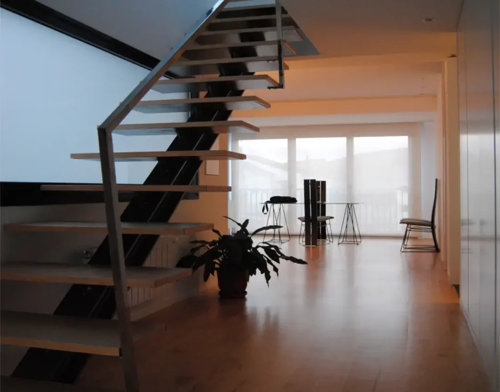 Living room of the renovated dwellings