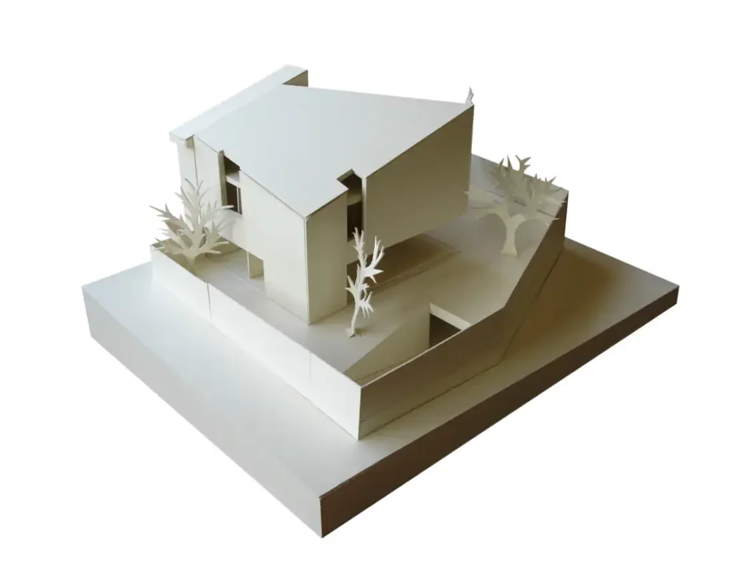 North view of the architectural model