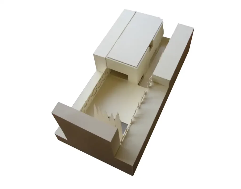 Top view of the architecture model