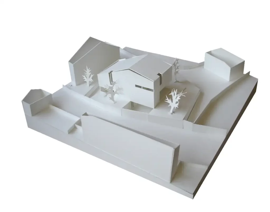 West view of the project model