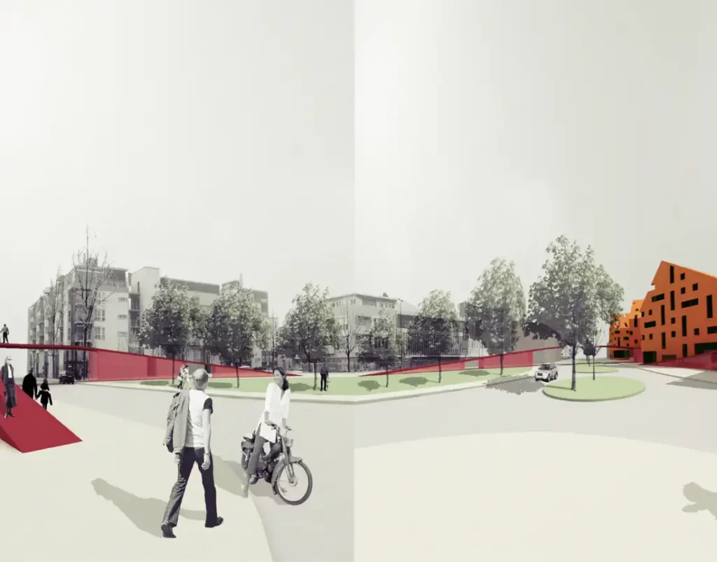Lillestrom and its new sustainable city square