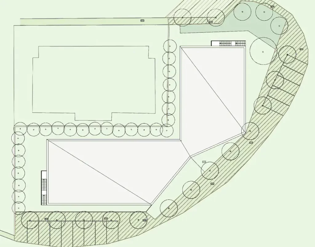 Plan of the nursing home project