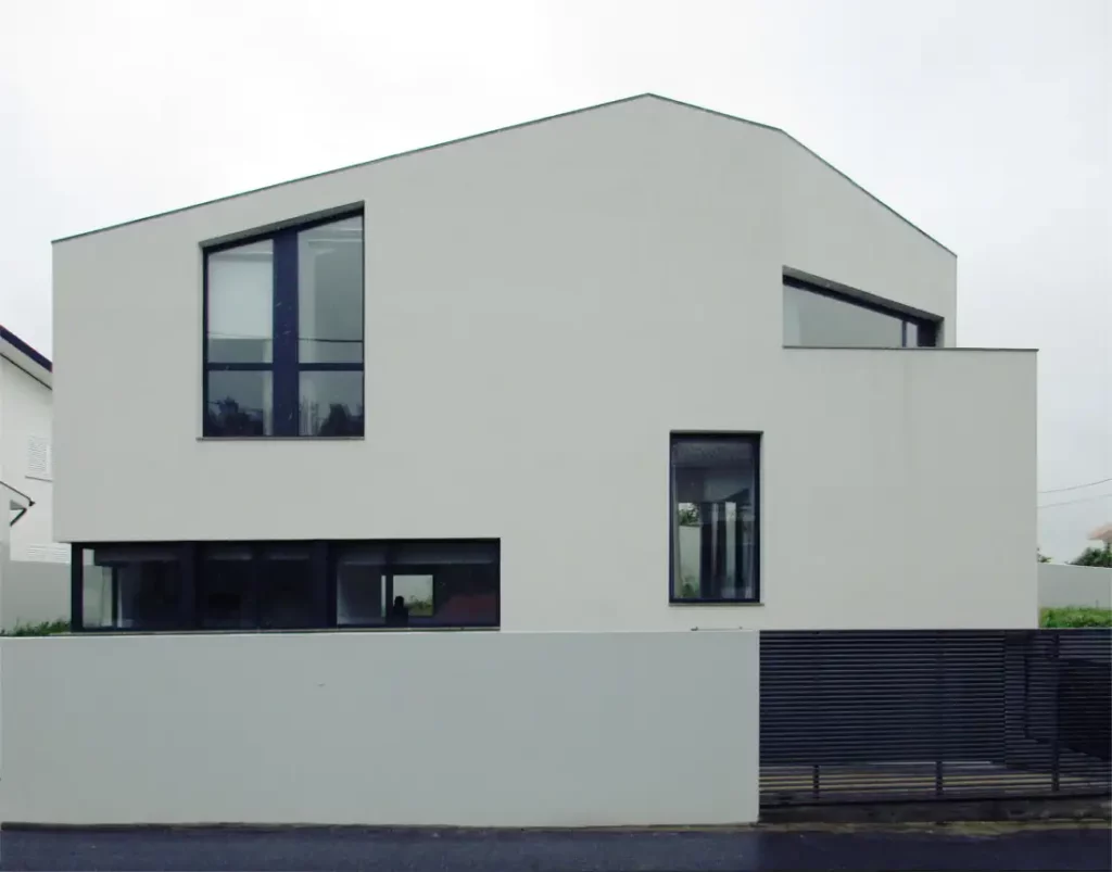 Street facade of the house