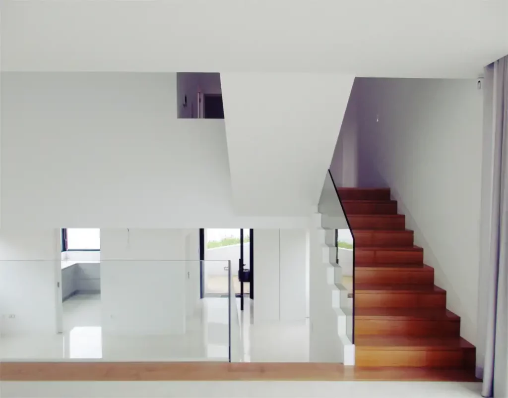 Luminous split level house