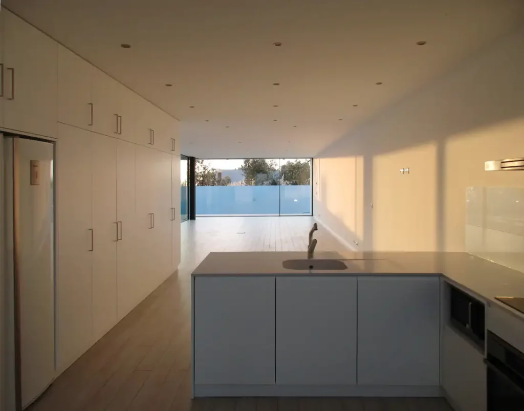Open kitchen of modern house