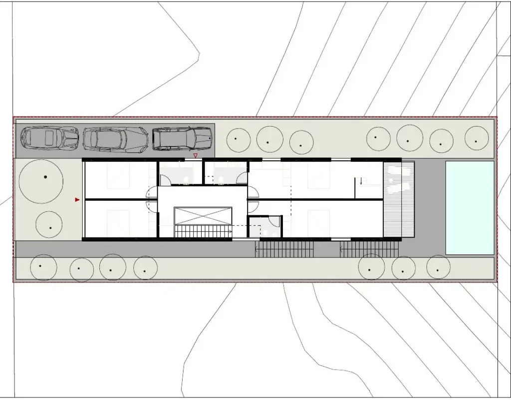Residence's first floor plan