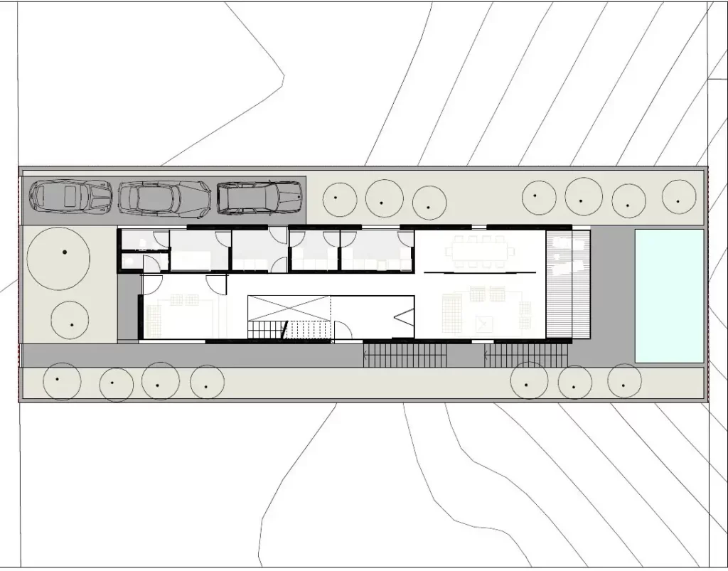 Residence's ground floor plan