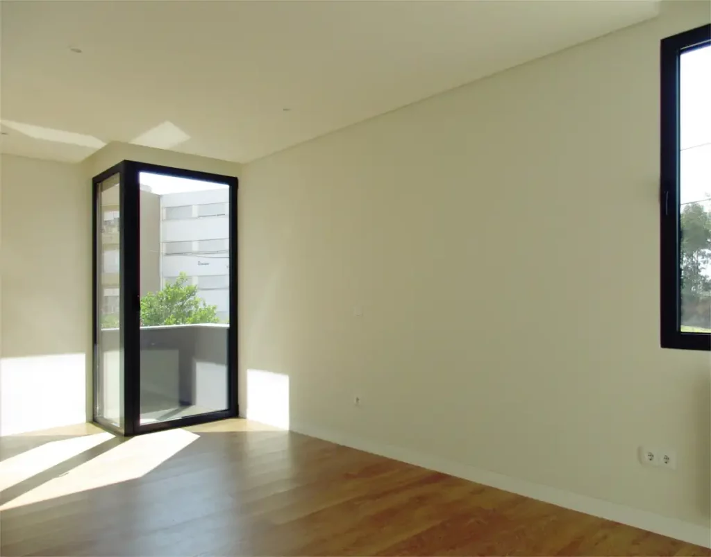 Bedroom balcony and windows