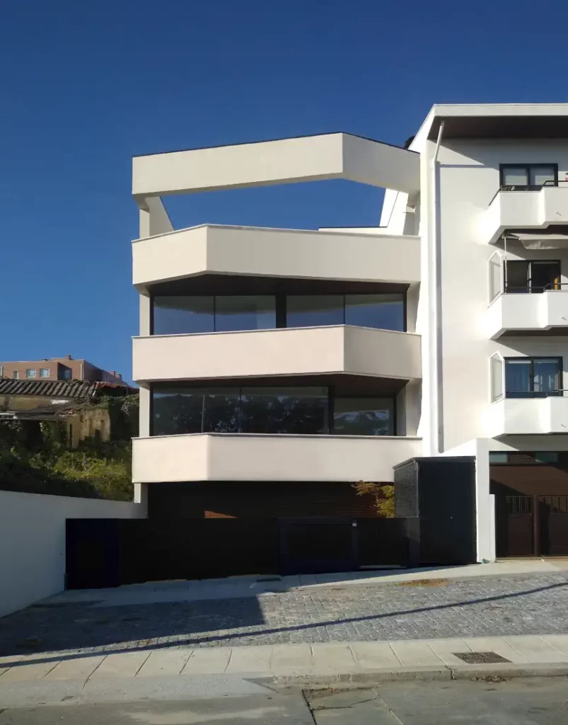 Street view of the smart house in Matosinhos, Portugal
