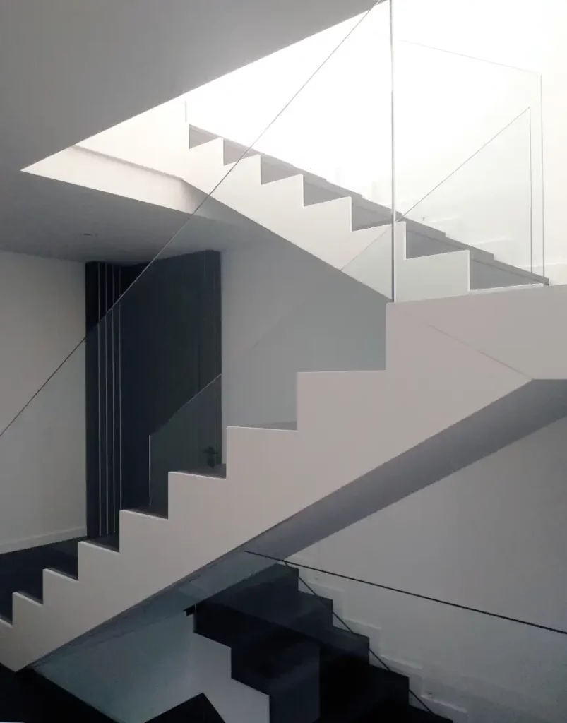 Stairs with sensors and iot equipments